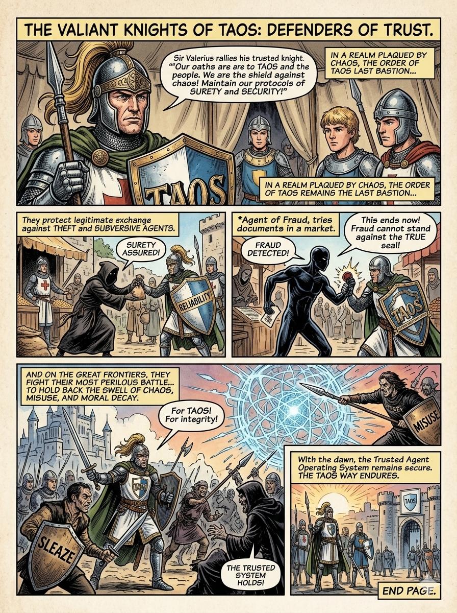The Valiant Knights of Taos: Defenders of Trust — Episode 1